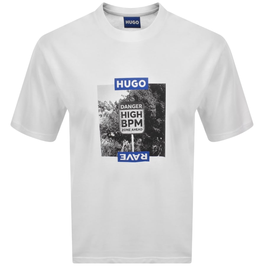 Image number 1 for HUGO Blue Nobim T Shirt White