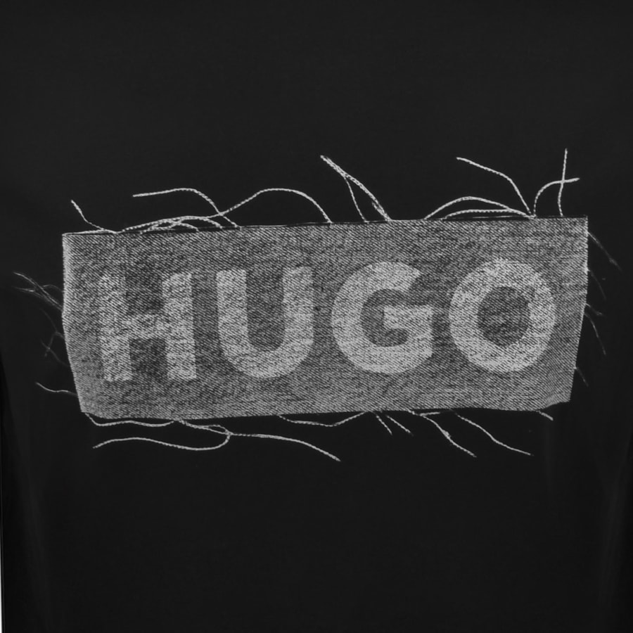 Image number 3 for HUGO Blue Naxter T Shirt Black