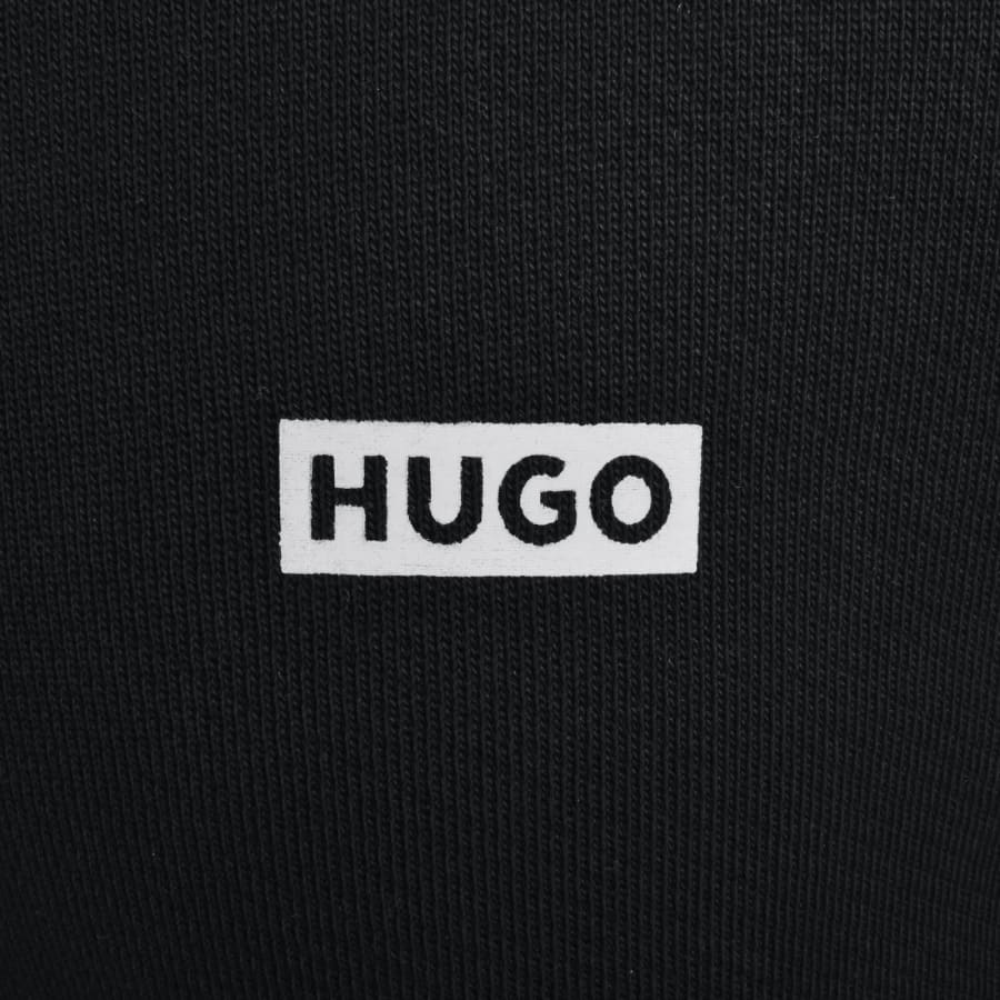 Image number 5 for HUGO Blue Nardimez Hoodie Black