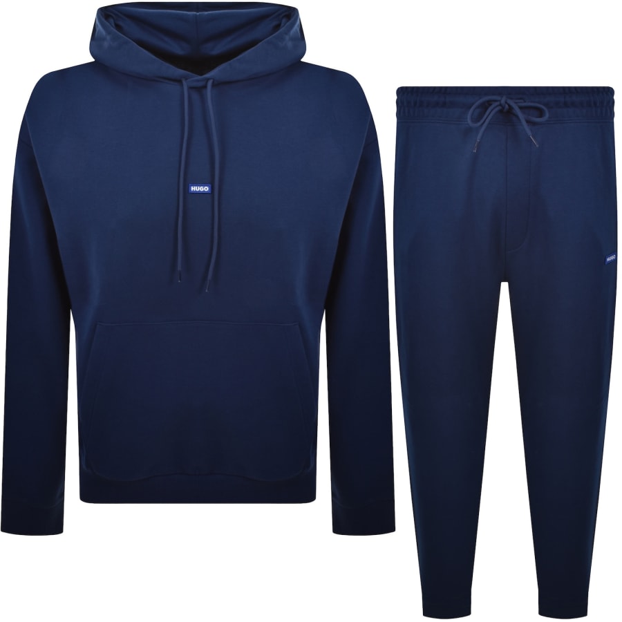 Image number 1 for HUGO Blue NalonsoNap Tracksuit Navy
