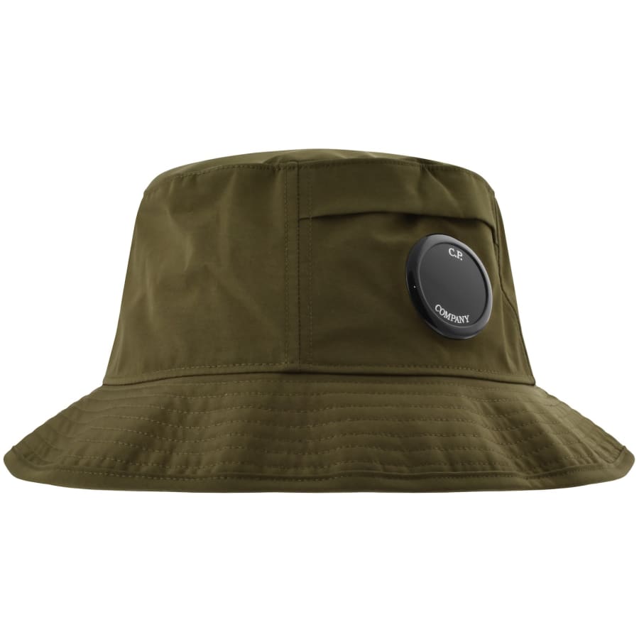 Image number 1 for CP Company Chrome Bucket Hat Green