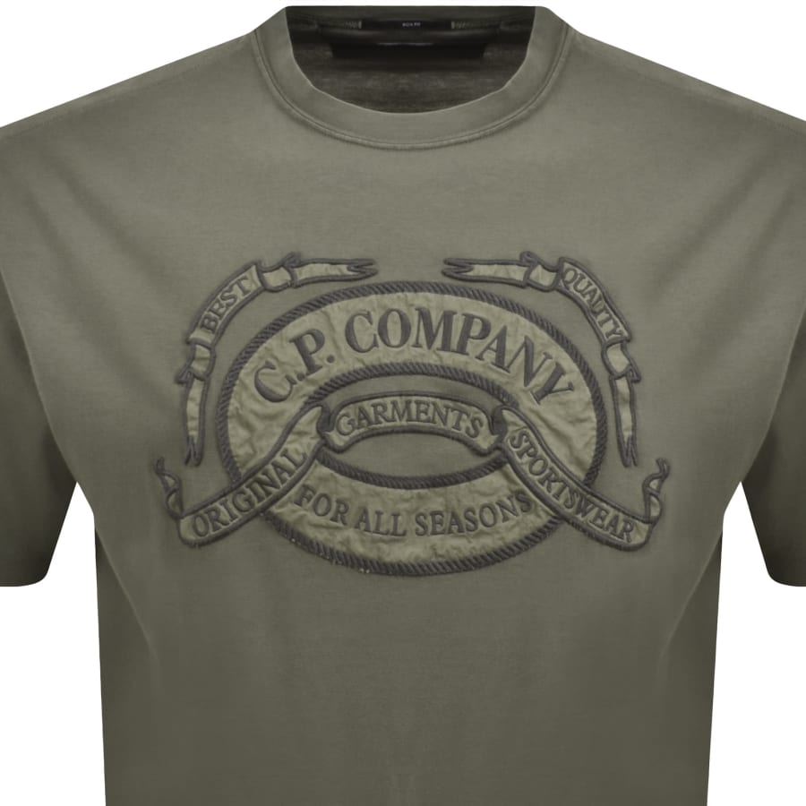 Image number 2 for CP Company Logo T Shirt Grey