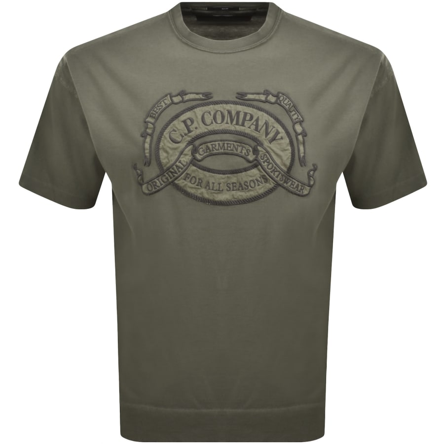 Image number 1 for CP Company Logo T Shirt Grey