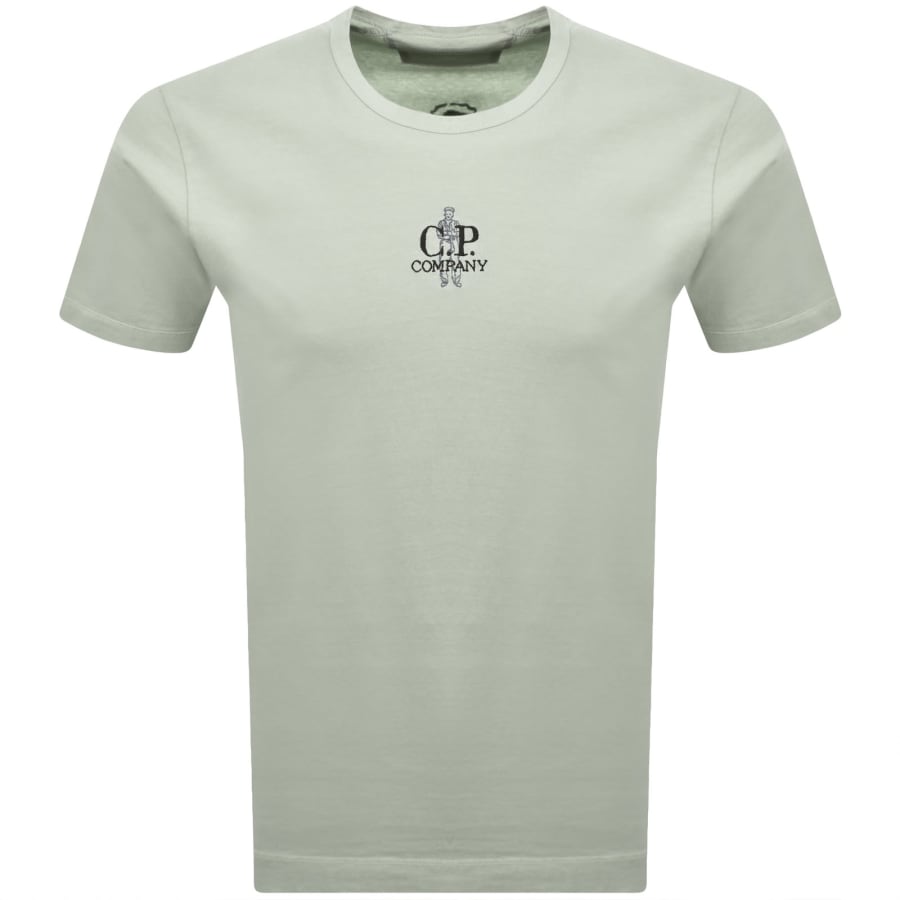 Image number 2 for CP Company Logo T Shirt Blue