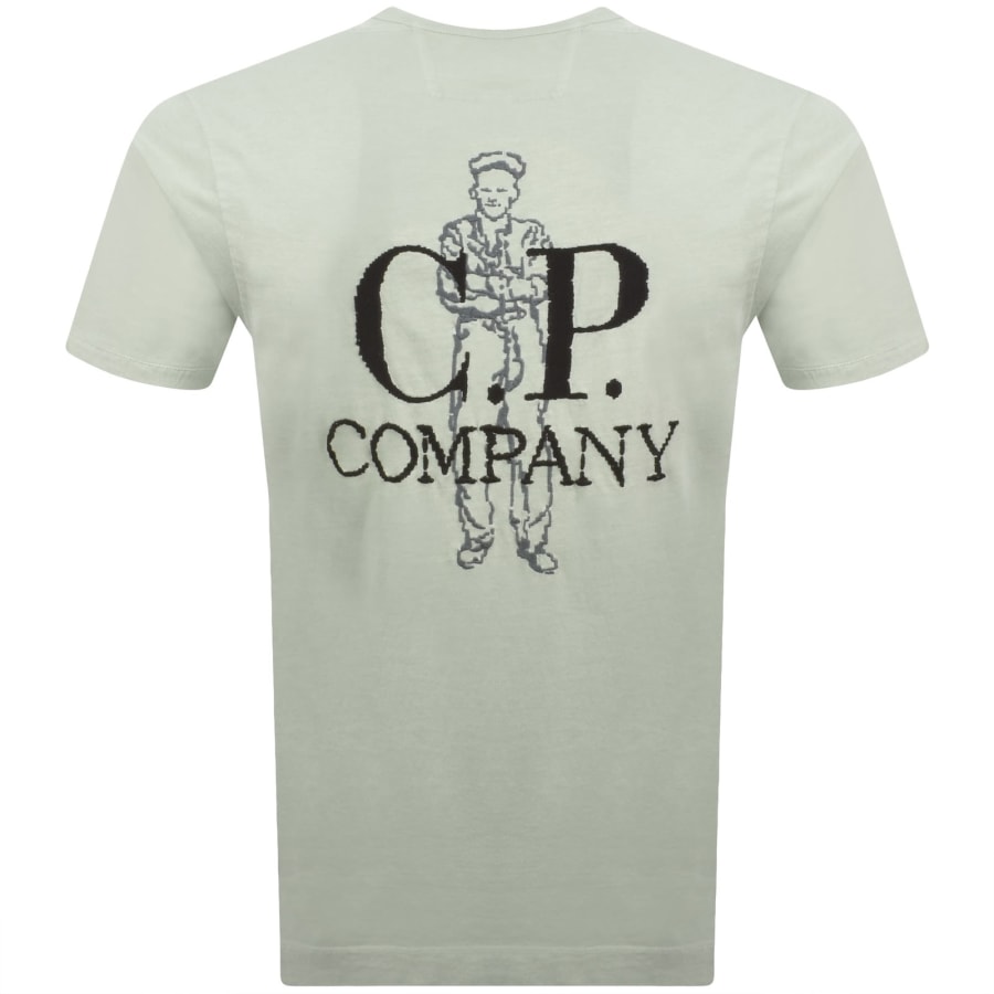 Image number 5 for CP Company Logo T Shirt Blue