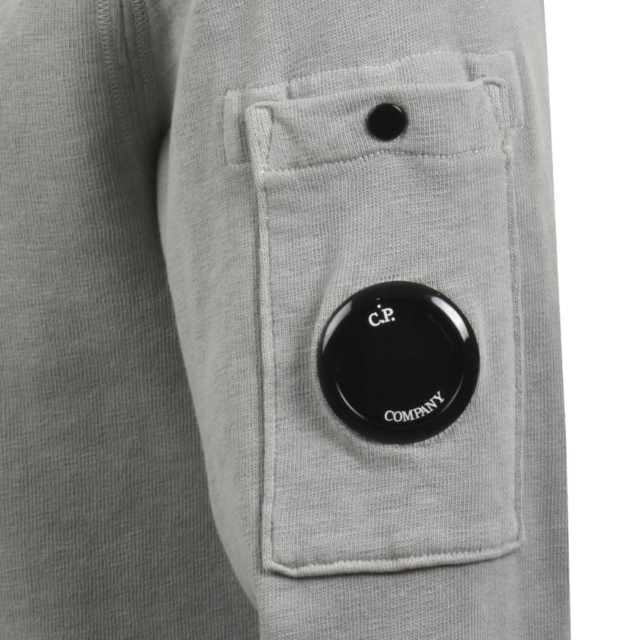 Image number 4 for CP Company Quarter Zip Sweatshirt Grey