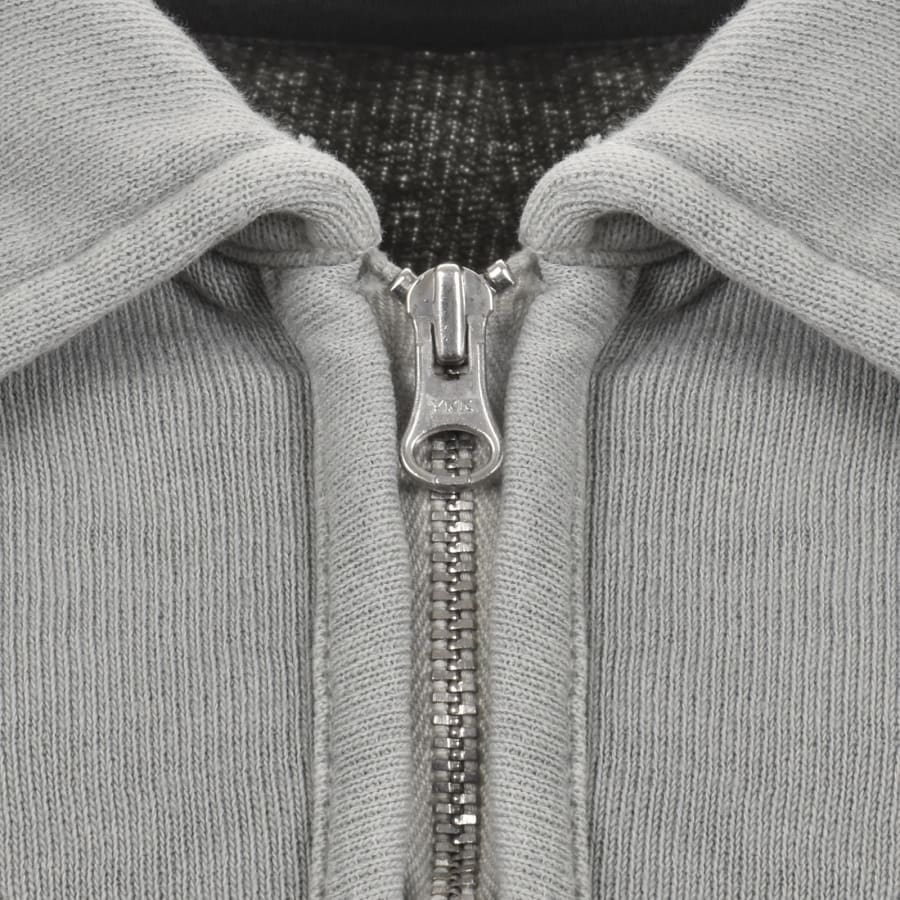 Image number 5 for CP Company Quarter Zip Sweatshirt Grey