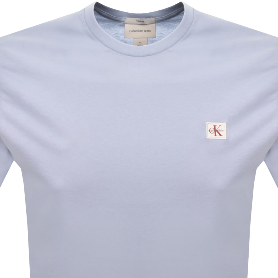 Image number 2 for Calvin Klein Jeans Badge T Shirt Blue