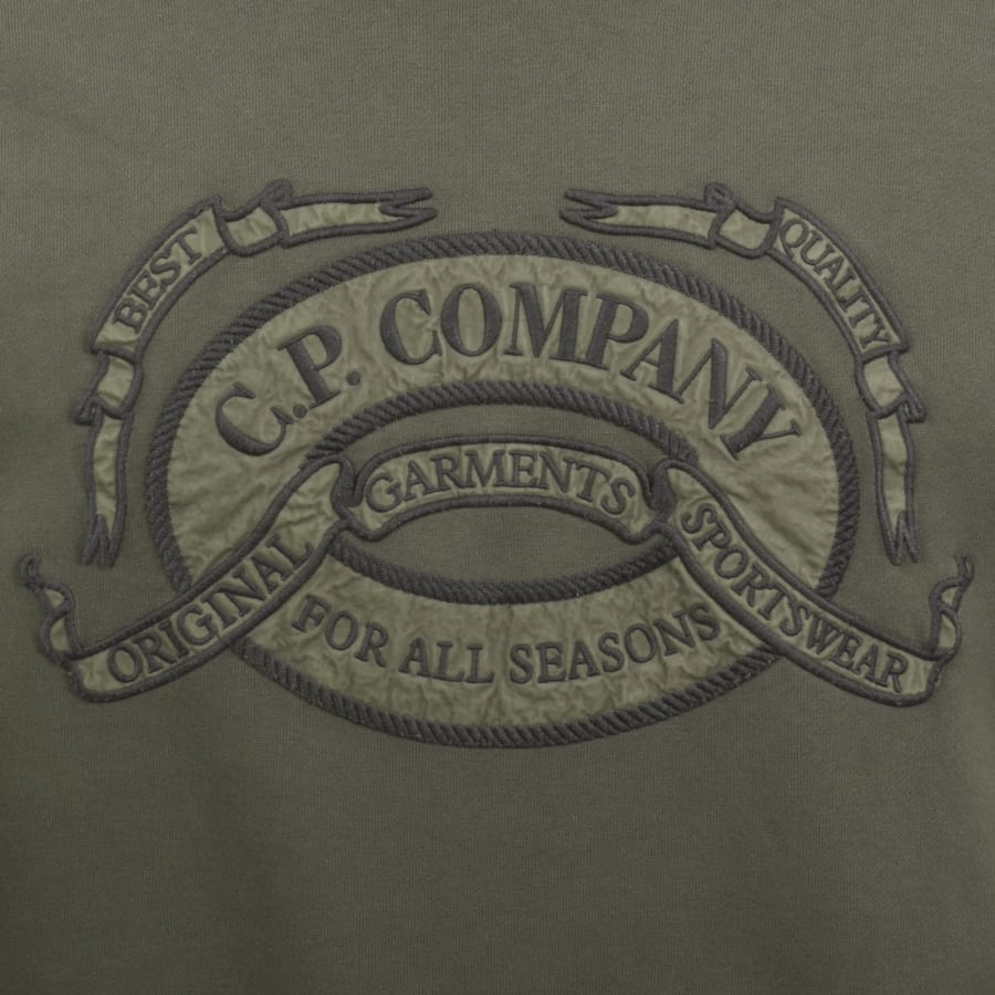Image number 3 for CP Company Logo Sweatshirt Grey