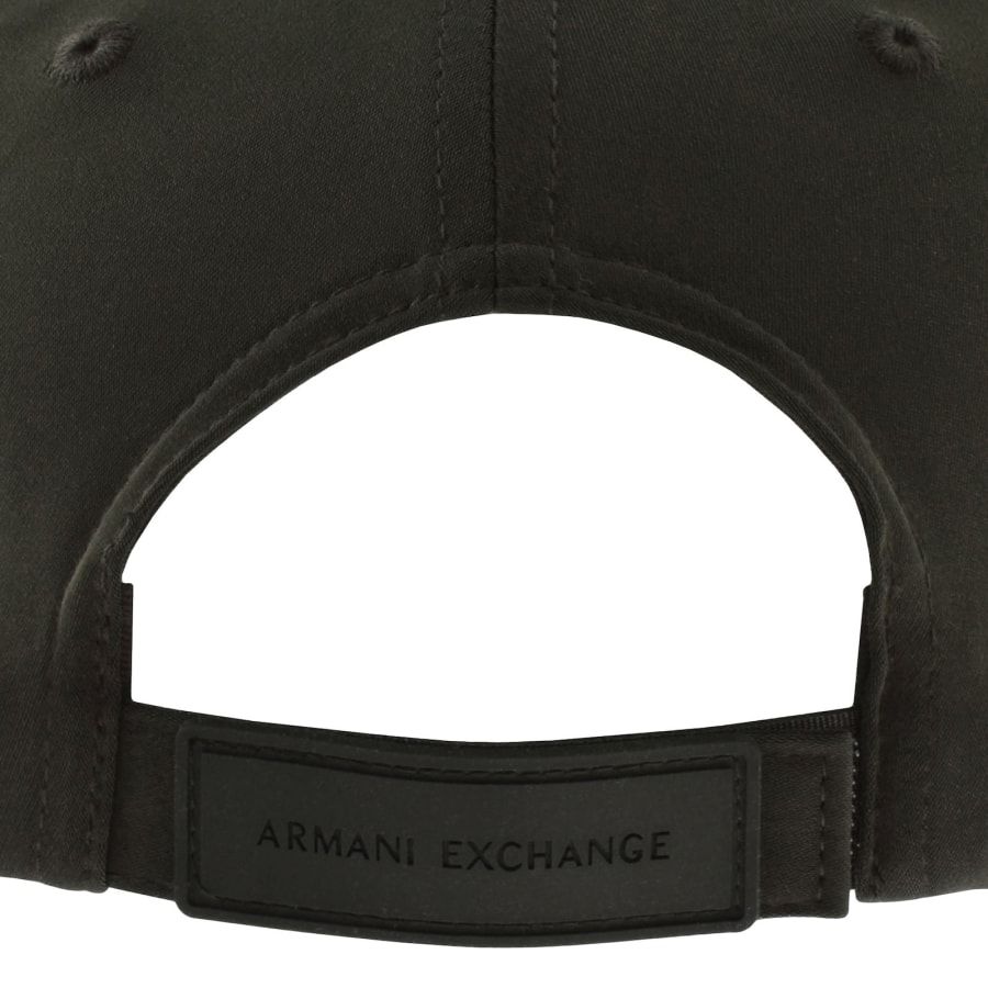 Image number 3 for Armani Exchange Logo Cap Peat Green