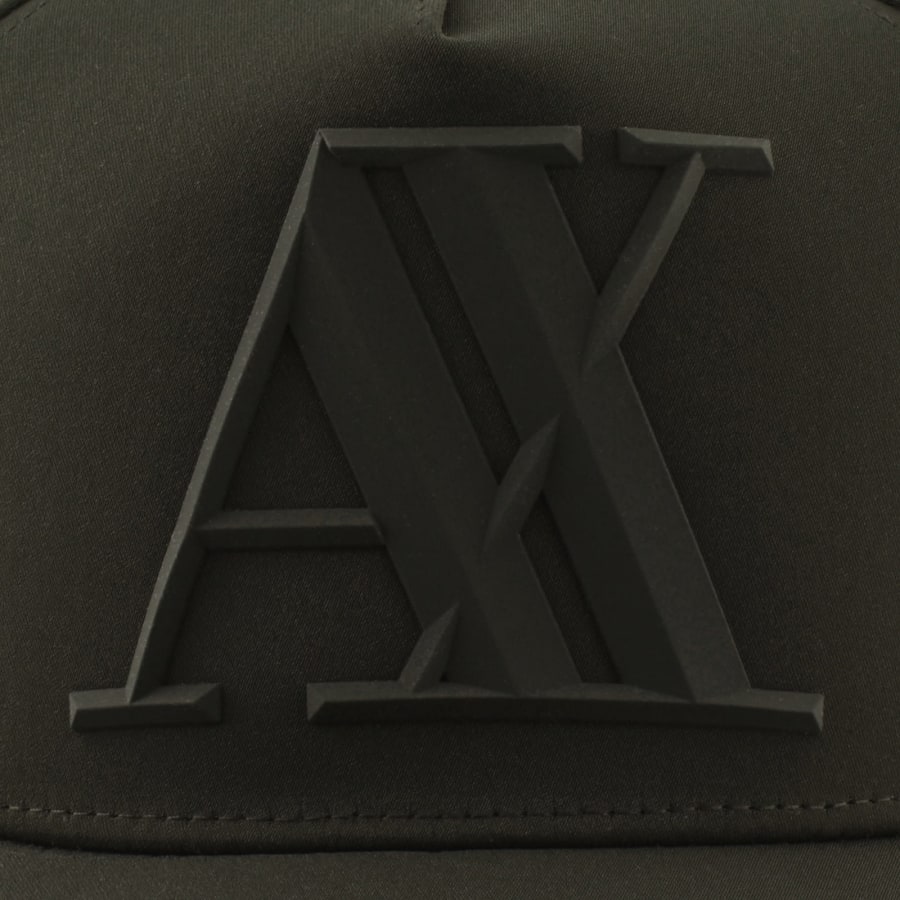Image number 4 for Armani Exchange Logo Cap Peat Green