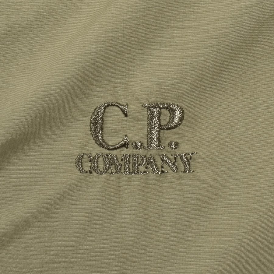 Image number 3 for CP Company Popeline Overshirt Green