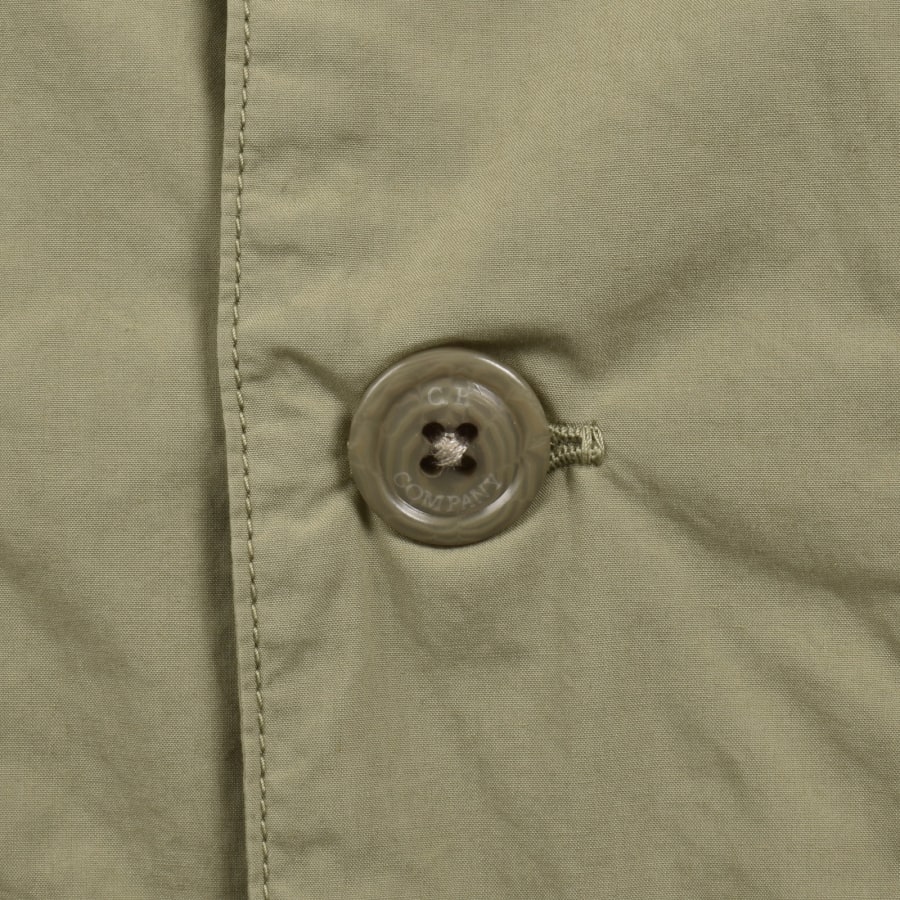 Image number 4 for CP Company Popeline Overshirt Green