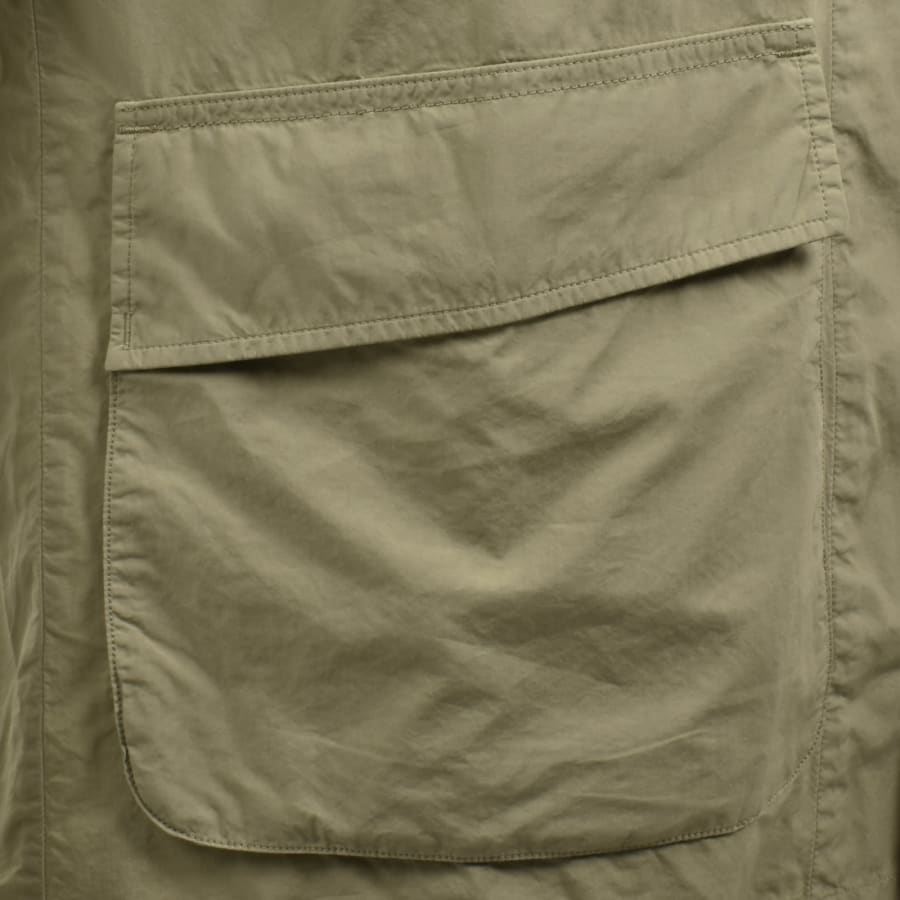 Image number 5 for CP Company Popeline Overshirt Green