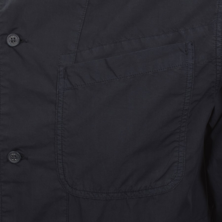 Image number 4 for CP Company Popeline Overshirt Navy
