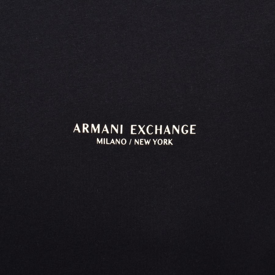 Image number 4 for Armani Exchange Loose Fit T Shirt Deep Navy