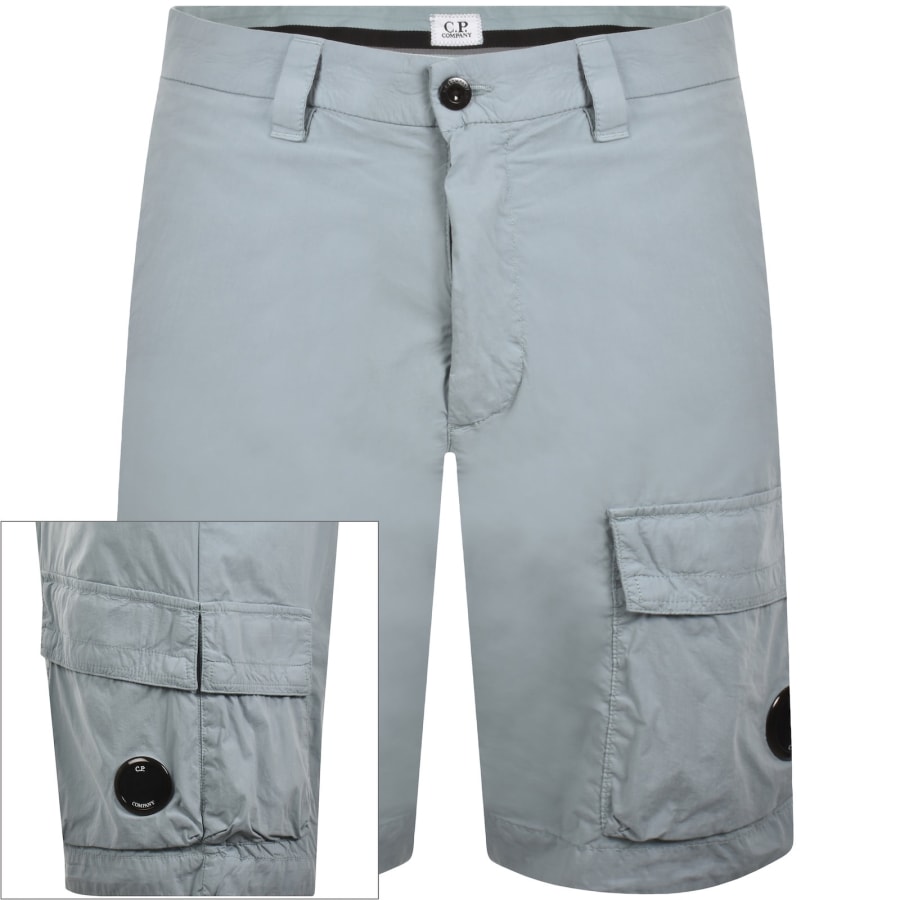 Image number 1 for CP Company Cargo Shorts Blue