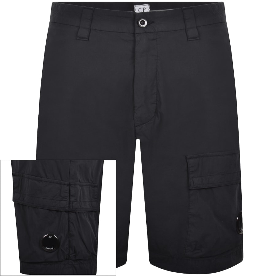 Image number 1 for CP Company Cargo Shorts Navy