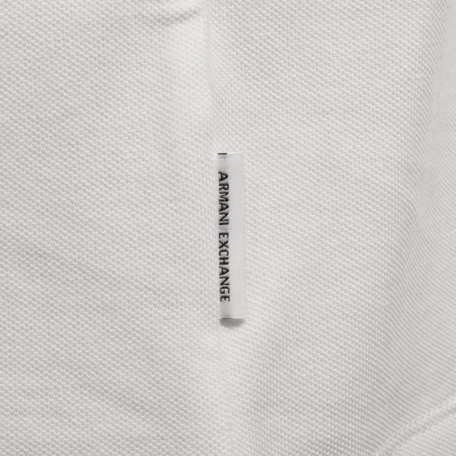 Image number 4 for Armani Exchange Polo T Shirt Off White