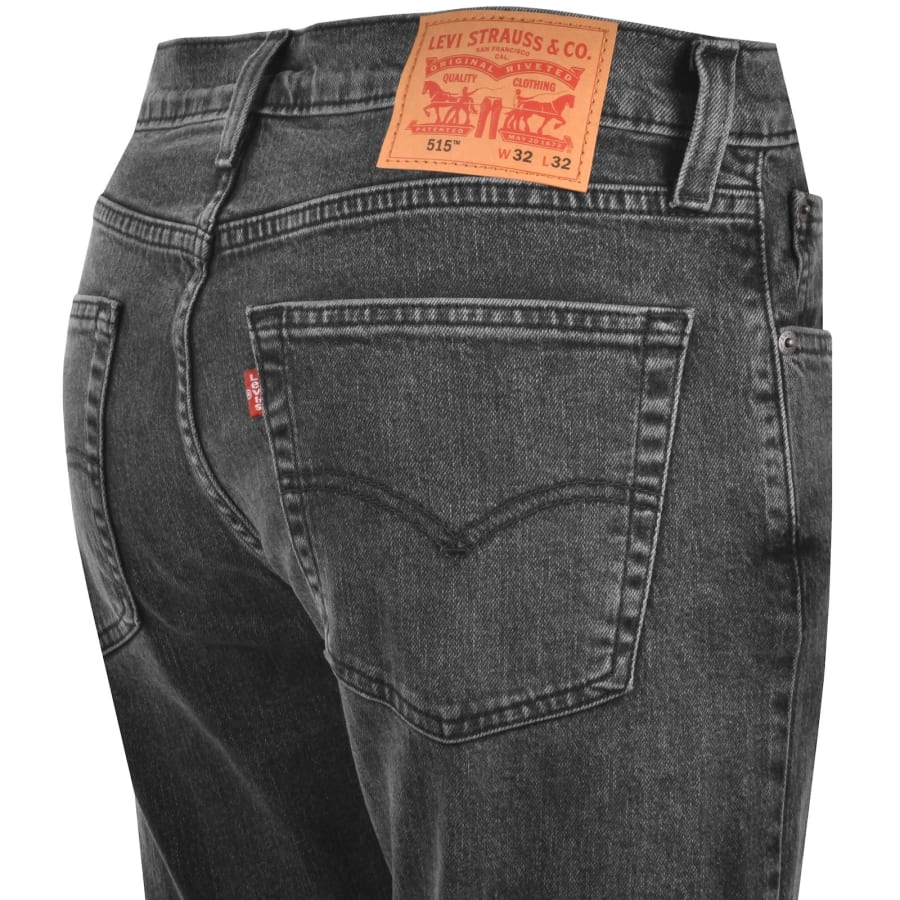 Image number 4 for Levis 515 Slim Taper Jeans Black