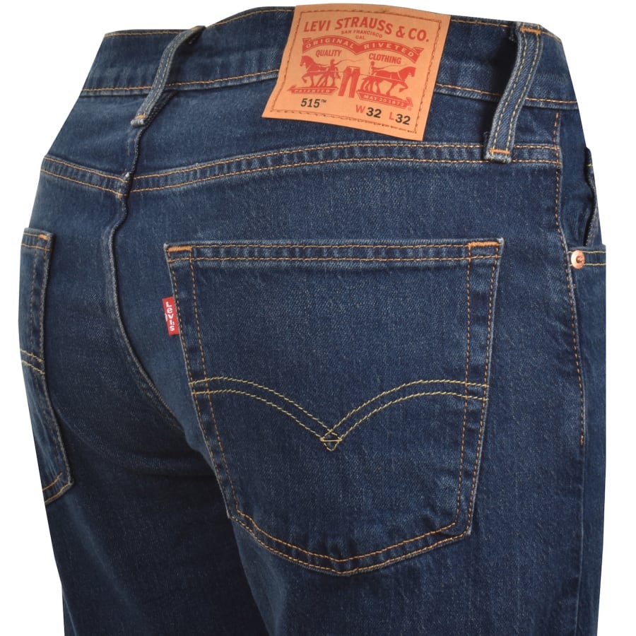 Image number 4 for Levis 515 Slim Taper Jeans Blue