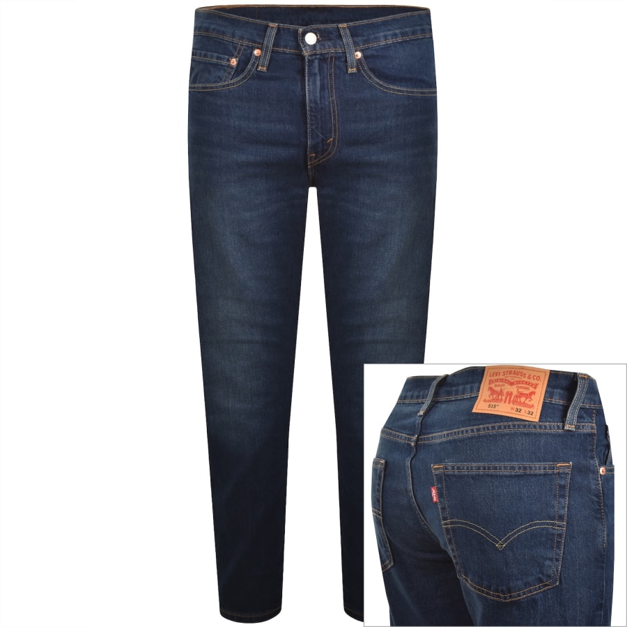 Image number 1 for Levis 515 Slim Taper Jeans Blue
