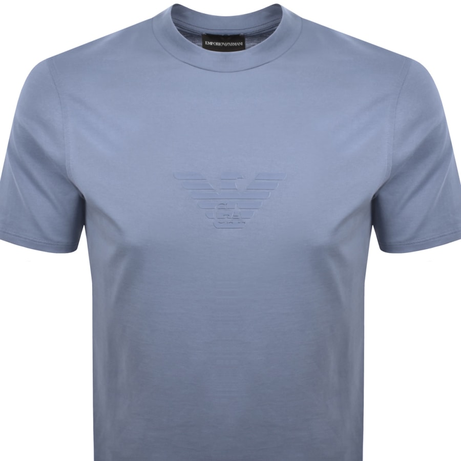 Image number 2 for Emporio Armani Logo T Shirt Blue
