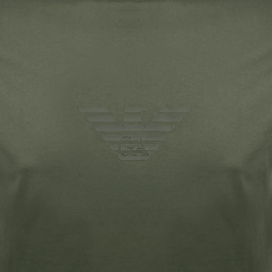 Image number 3 for Emporio Armani Logo T Shirt Green