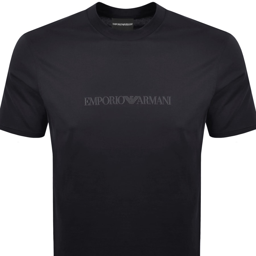 Image number 2 for Emporio Armani Logo T Shirt Navy