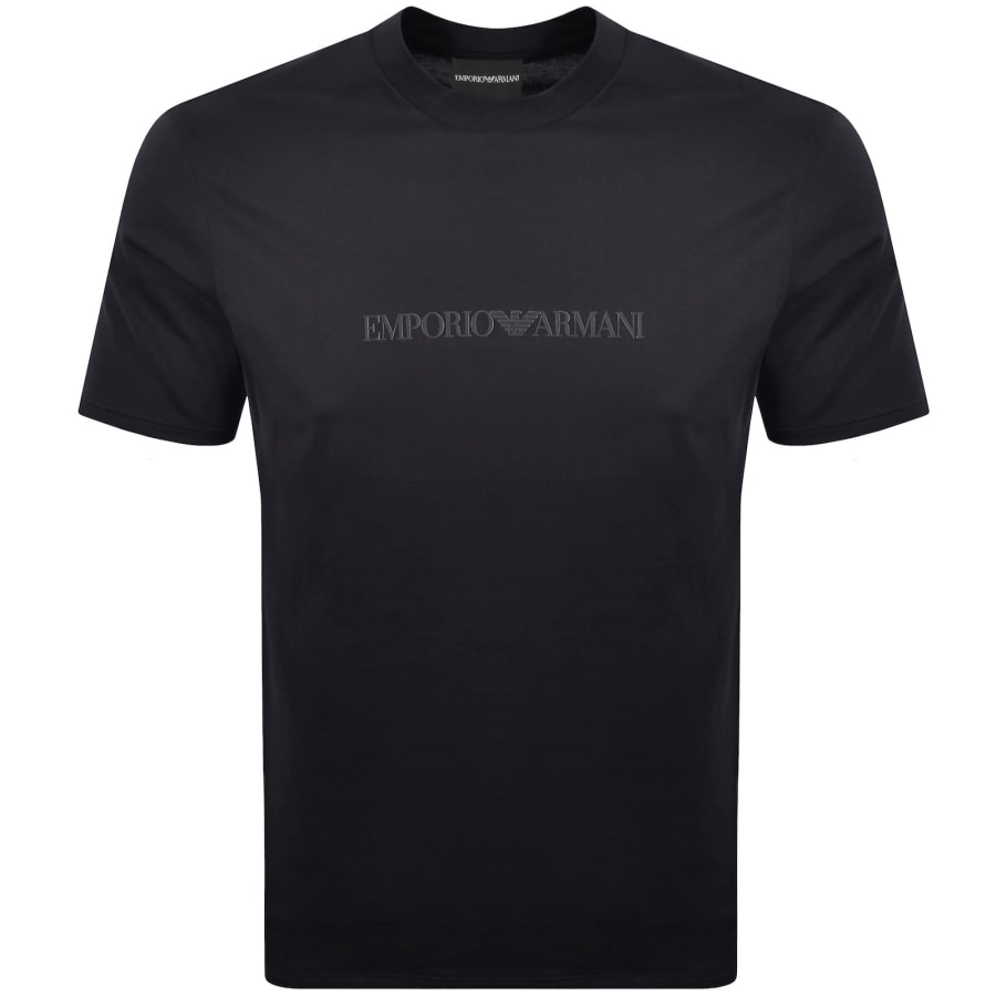 Image number 1 for Emporio Armani Logo T Shirt Navy