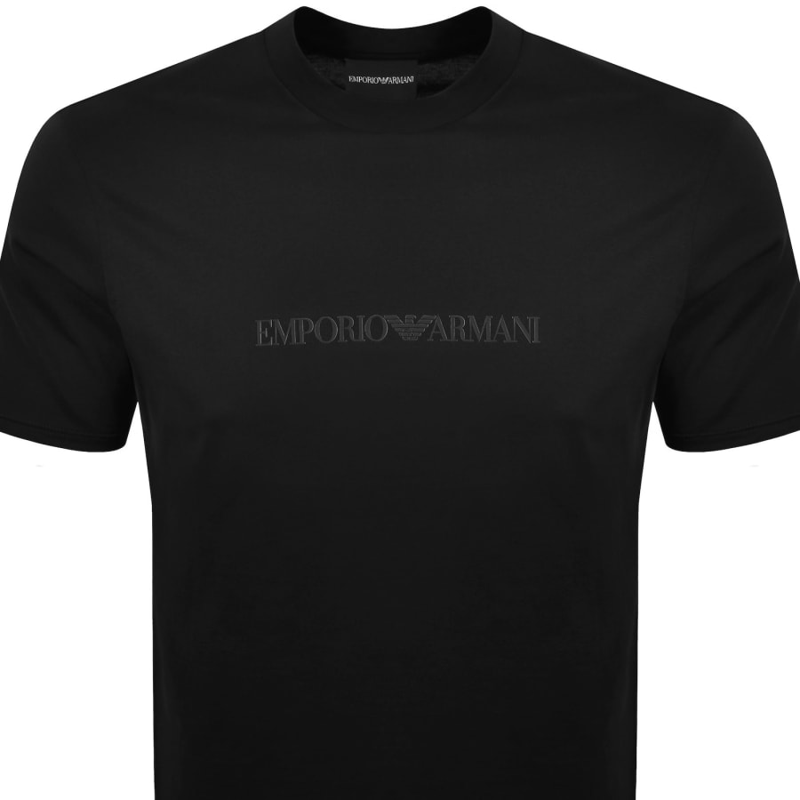 Image number 2 for Emporio Armani Logo T Shirt Black