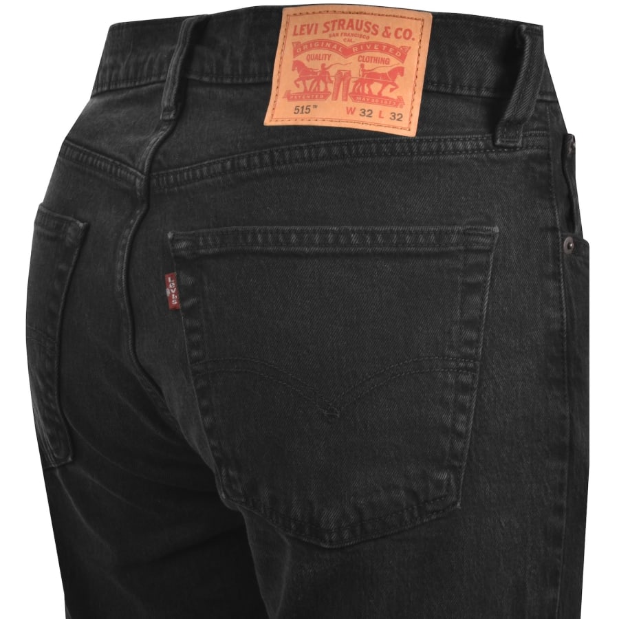 Image number 4 for Levis 515 Slim Taper Jeans Black