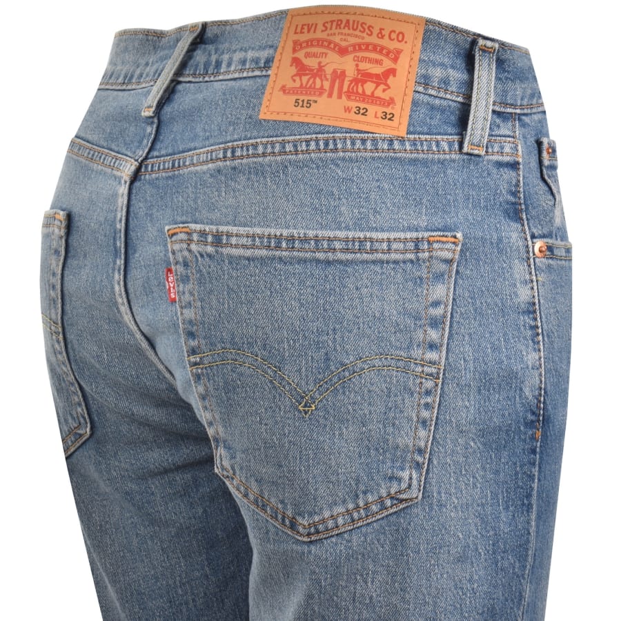 Image number 4 for Levis 515 Slim Taper Jeans Blue