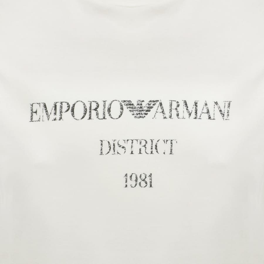 Image number 3 for Emporio Armani Logo T Shirt White