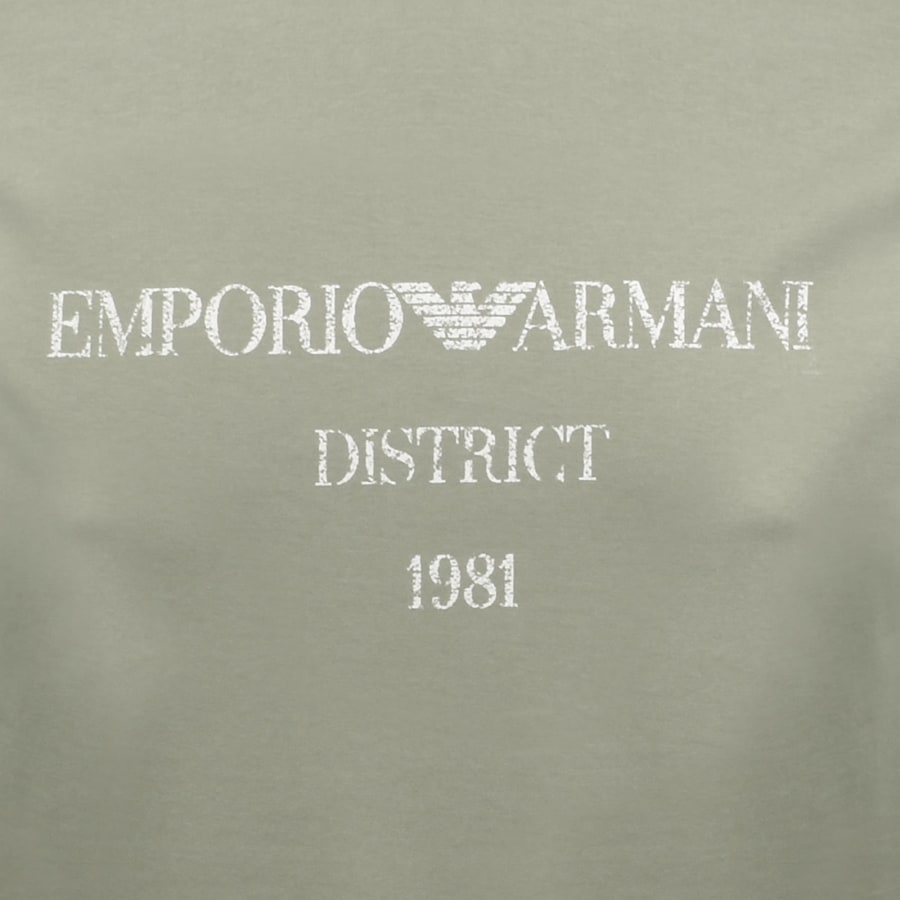 Image number 3 for Emporio Armani Logo T Shirt Beige