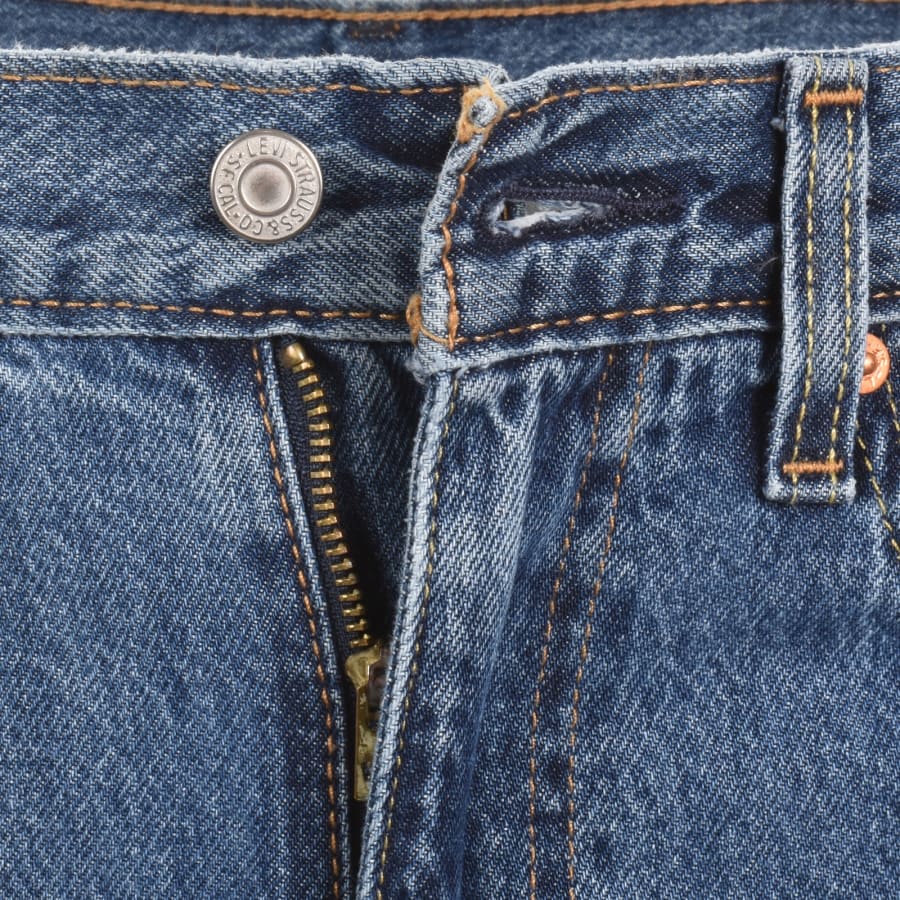 Image number 5 for Levis 565 Loose Straight Fit Jeans Blue