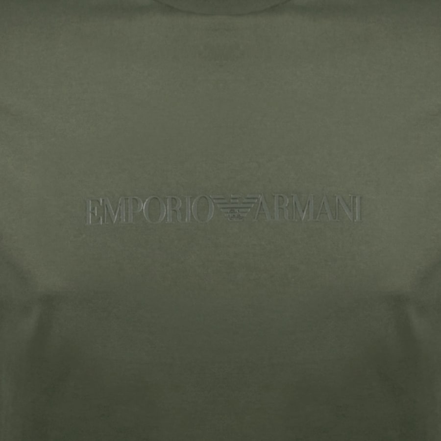 Image number 3 for Emporio Armani Logo T Shirt Green