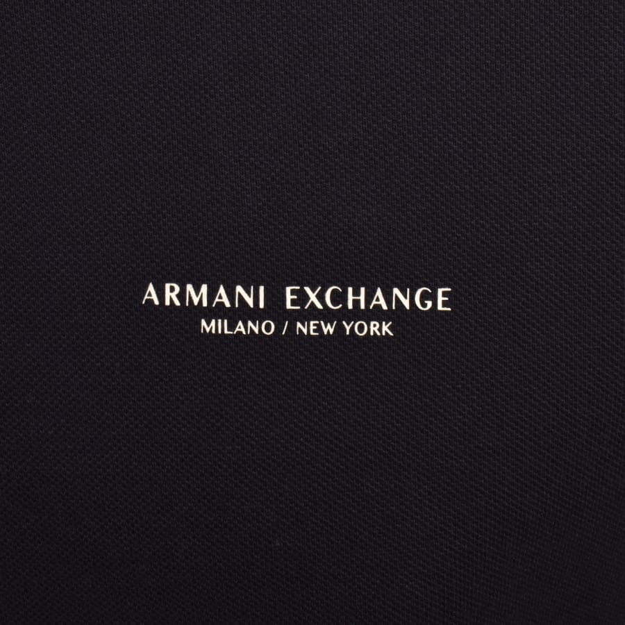 Image number 3 for Armani Exchange Polo T Shirt Deep Navy