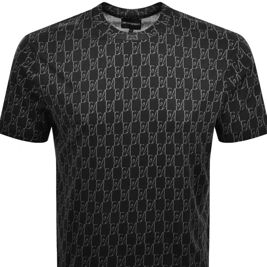 Image number 2 for Emporio Armani Logo T Shirt Black