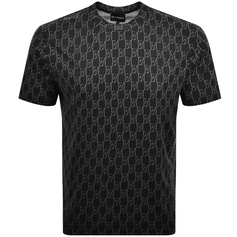 Image number 1 for Emporio Armani Logo T Shirt Black