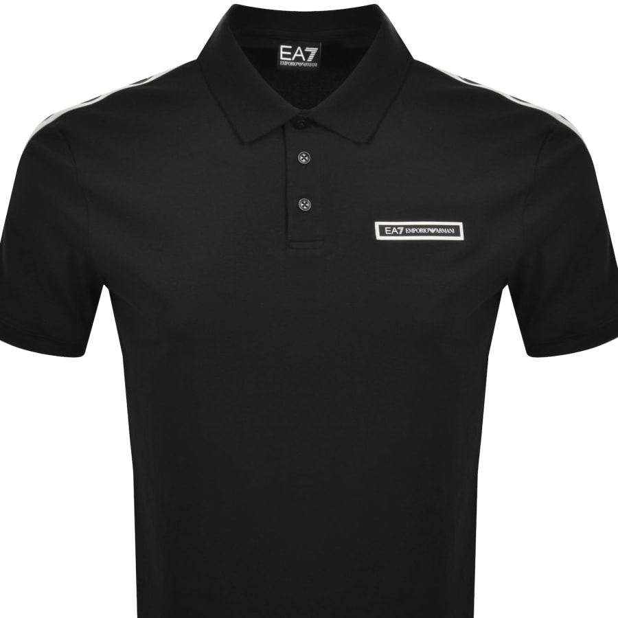Image number 3 for EA7 Emporio Armani Polo T Shirt Black