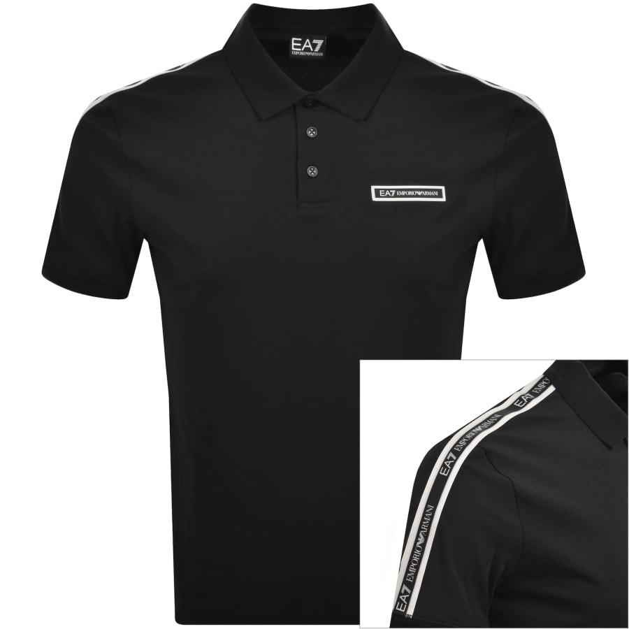 Image number 1 for EA7 Emporio Armani Polo T Shirt Black