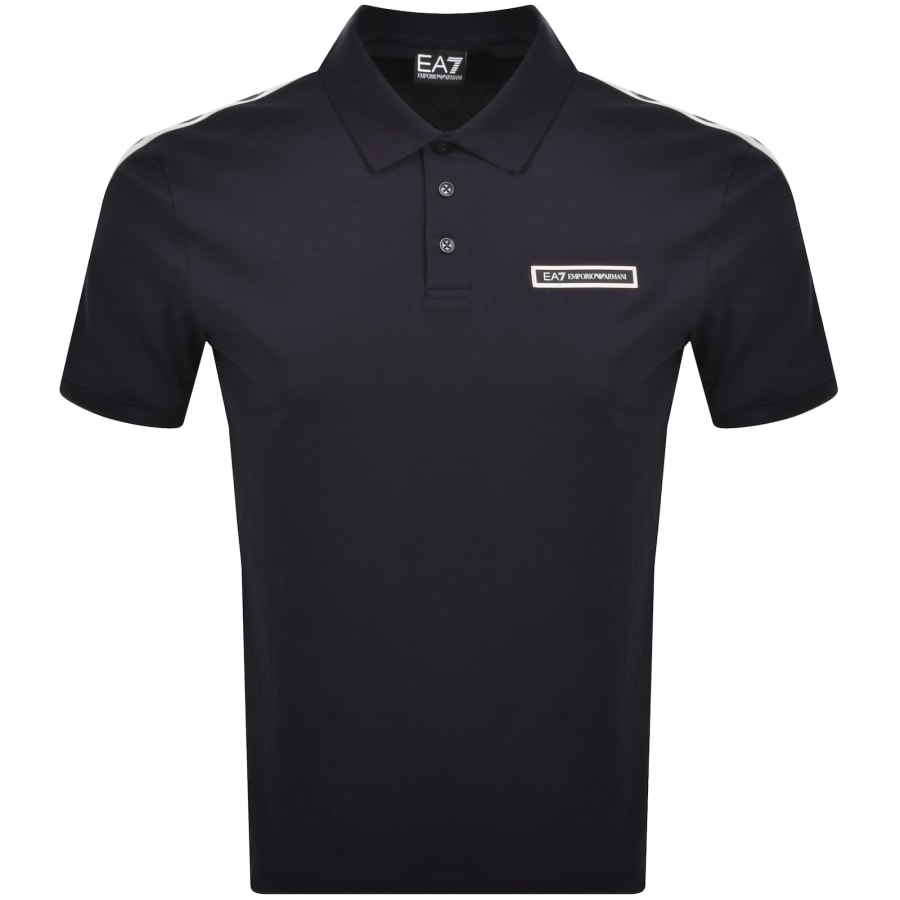 Image number 2 for EA7 Emporio Armani Polo T Shirt Armani Blue