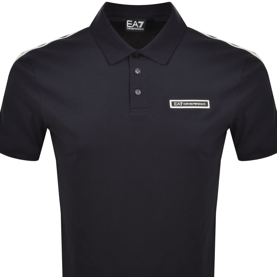 Image number 3 for EA7 Emporio Armani Polo T Shirt Armani Blue