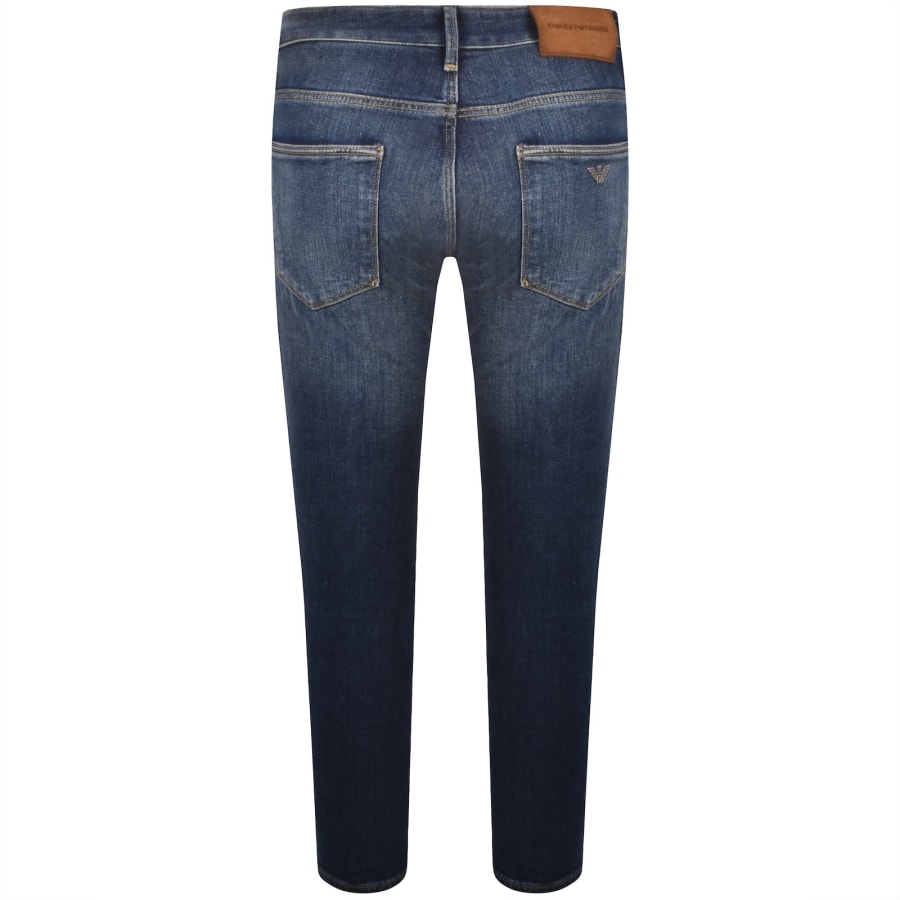 Image number 3 for Emporio Armani J06 Slim Fit Jeans Blue