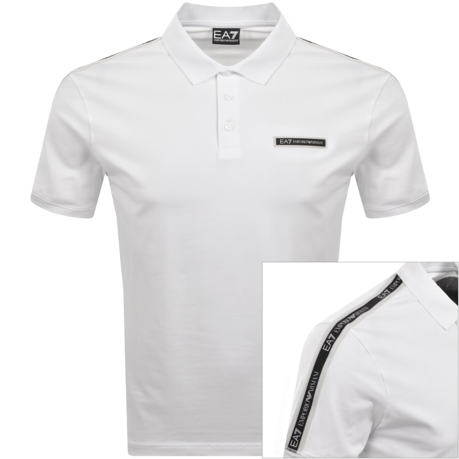 Image number 1 for EA7 Emporio Armani Polo T Shirt White