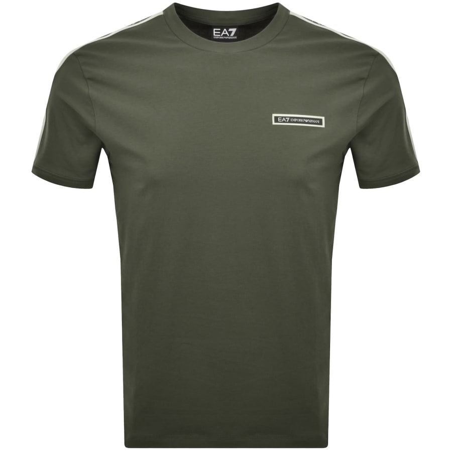 Image number 2 for EA7 Emporio Armani T Shirt Kalamata Green