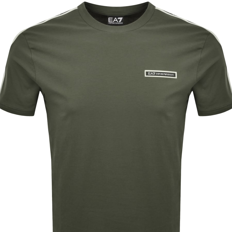 Image number 3 for EA7 Emporio Armani T Shirt Kalamata Green