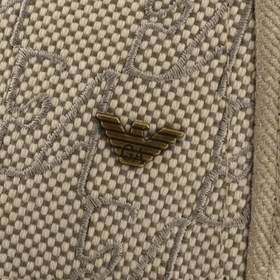 Image number 4 for Emporio Armani Baseball Logo Cap Beige