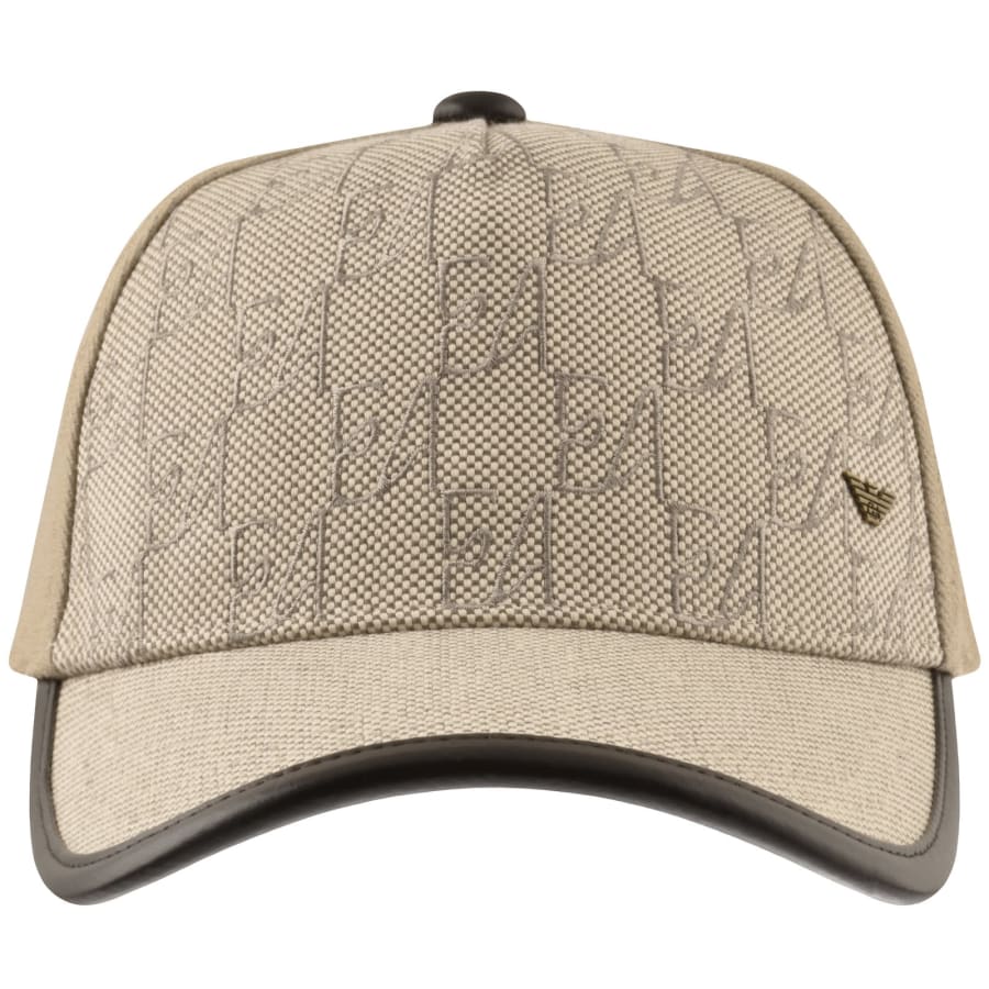 Image number 1 for Emporio Armani Baseball Logo Cap Beige